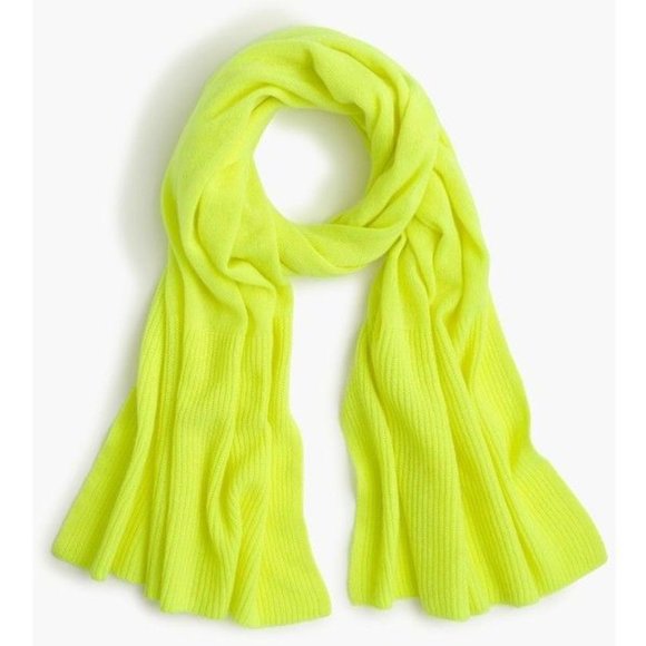 NWT-ONE SIZE-J.Crew Ribbed cashmere scarf